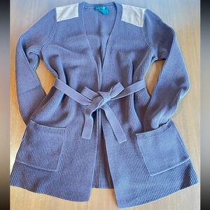 Vtg. Ralph Lauren Ribbed Cardigan 100% Cotton